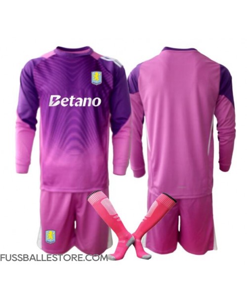 Günstige Aston Villa Torwart 3rd trikot Kinder 2025-26 Langarm (+ Kurze Hosen) Günstige Aston Villa Torwart 3rd trikot Kinder 2025-26 Langarm (+ Kurze Hosen)